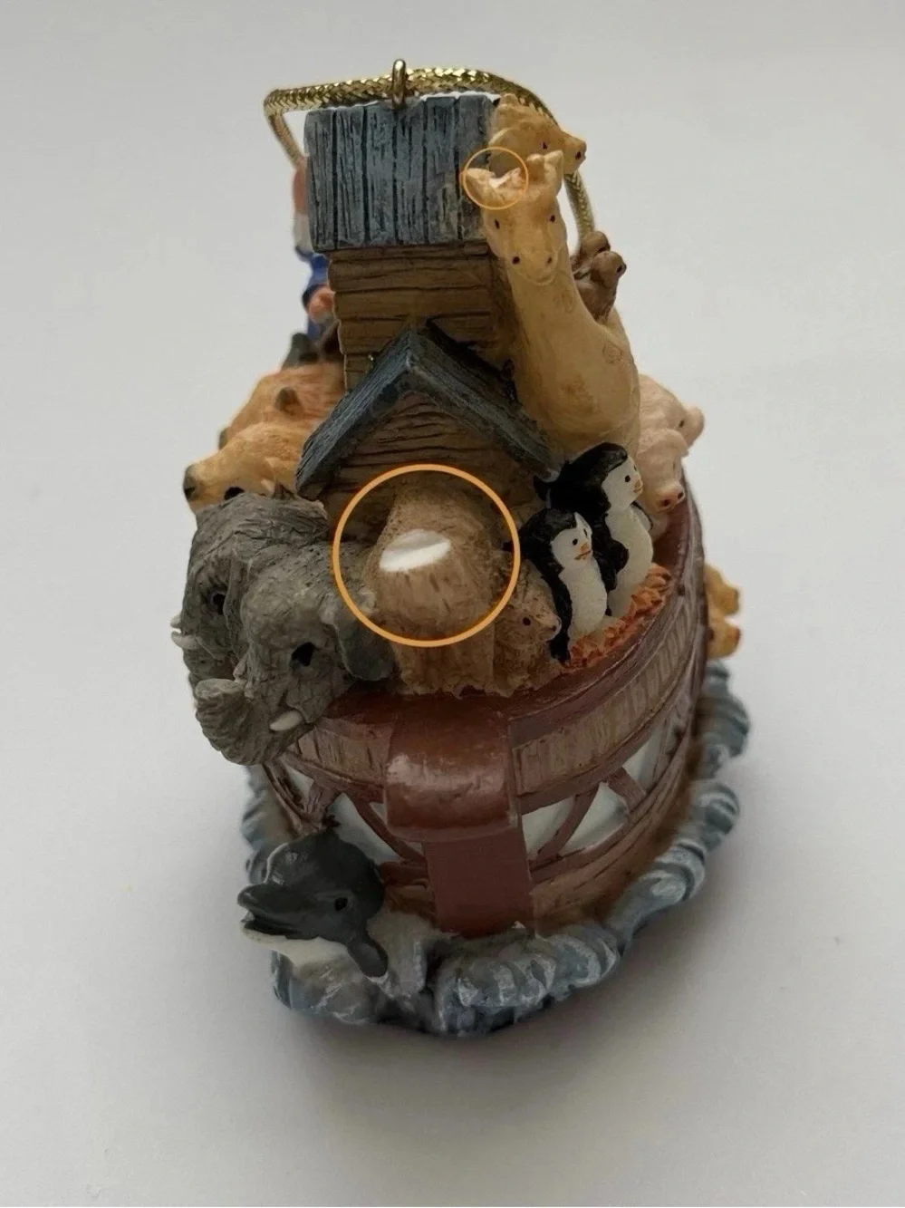 Noah’s Ark Animals Christmas Ornament Religious Bible Story Holiday Decor